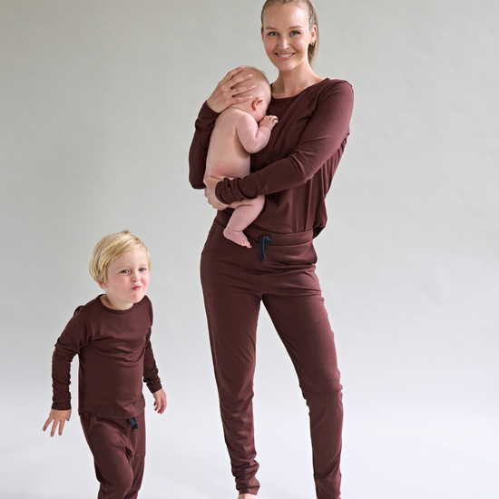 Womens Merino 24 Hour Trouser 190g Lightweight, Chocolate Brown - SmallsTrouser