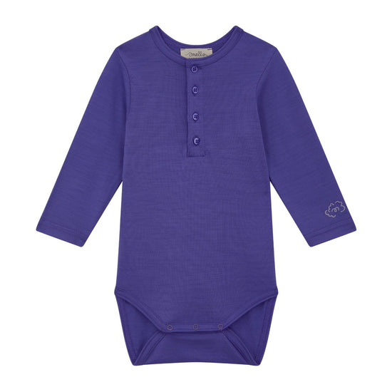 Aroha Collection Merino Baby Bodysuit, Mineral Purple - Smalls MerinoBodysuit