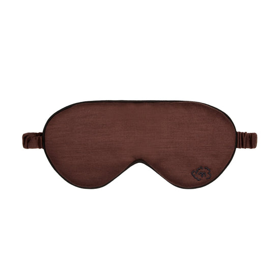 Pure Merino Sleepy Eye Mask, Chocolate Brown - Smalls MerinoEye Mask