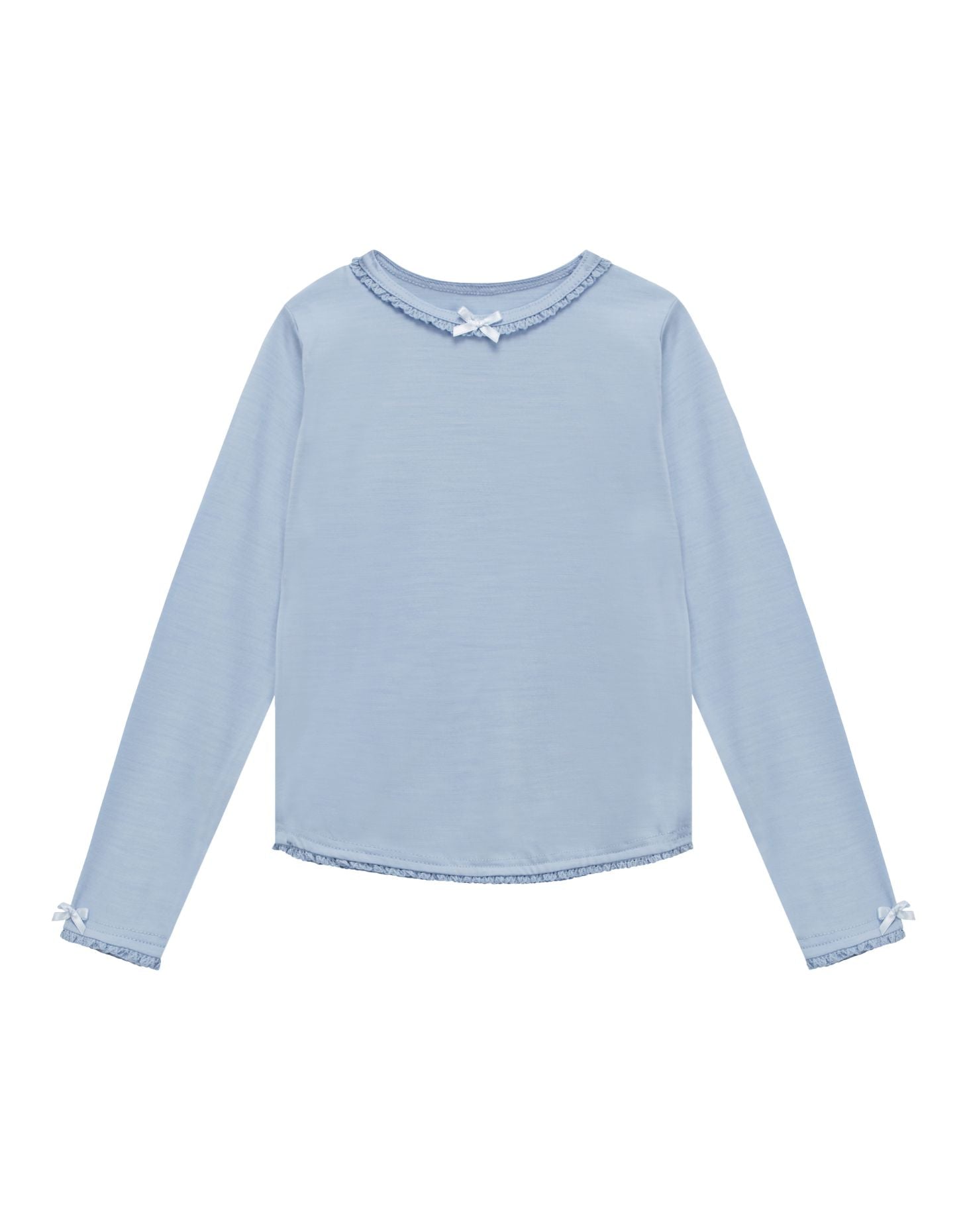 Merino Long Sleeve, Rachel Riley for Smalls, Dusty Blue - SmallsLong Sleeve