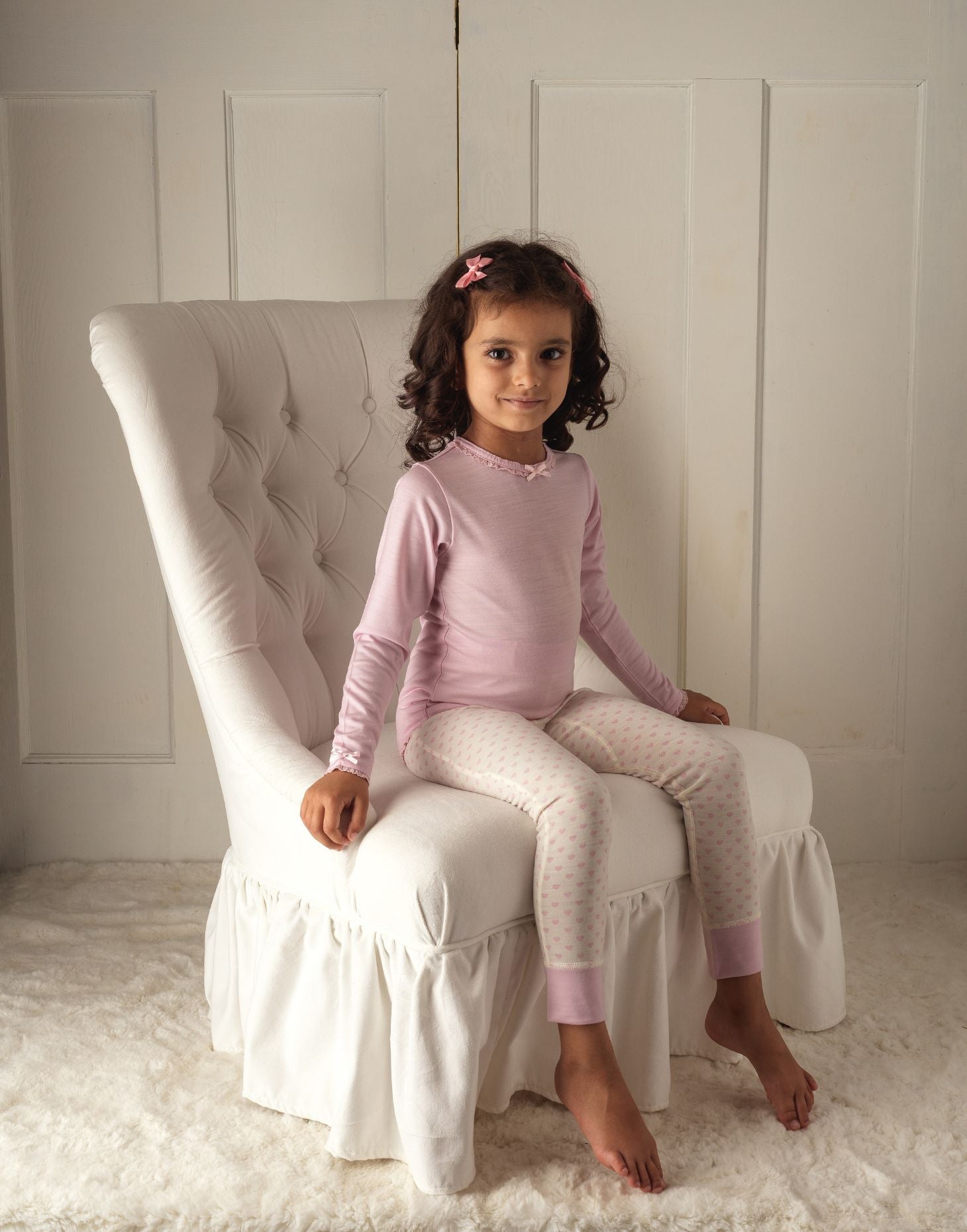 Merino Long Sleeve, Rachel Riley for Smalls, Sugar Pink - SmallsLong Sleeve