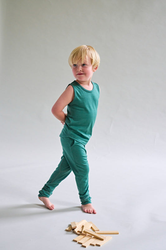 Merino Tank, Grey Marle - SmallsVest Top