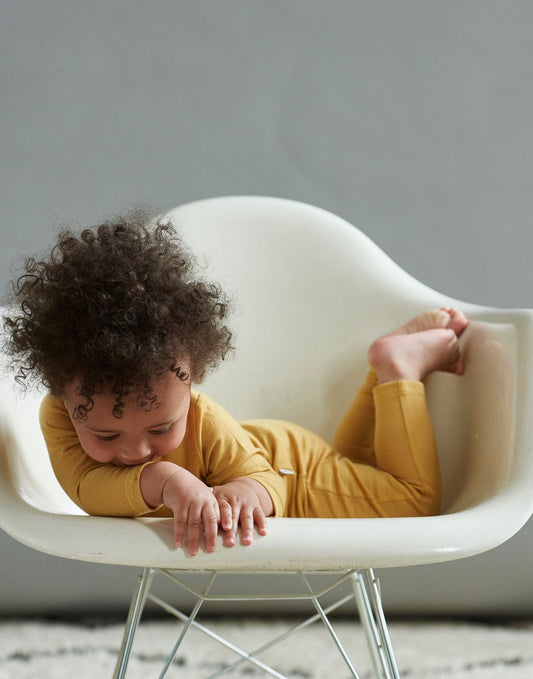 Onesie, Mustard - SmallsOnesie