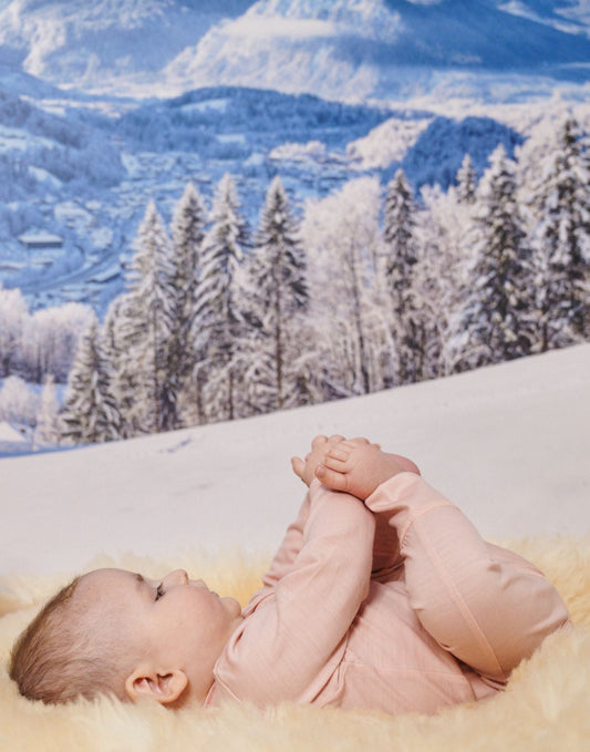 Onesie, Pink Peach Blossom - SmallsOnesie