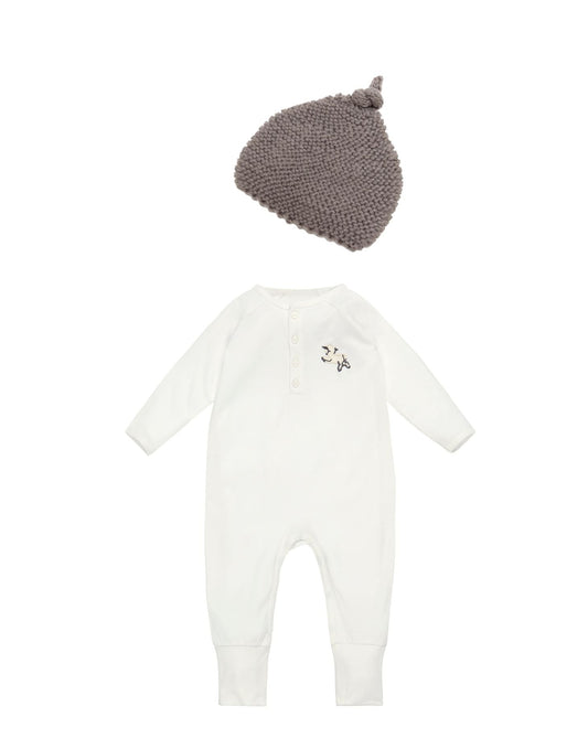 Onesie Vintage Lamb , Rachel Riley for Smalls, Ivory - SmallsOnesie