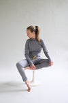 Womens Merino 24 Hour Trouser 190g Lightweight, Grey Marle - SmallsTrouser