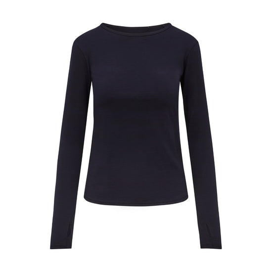 Womens Merino Long Sleeve, Midnight - SmallsAdult Long Sleeve