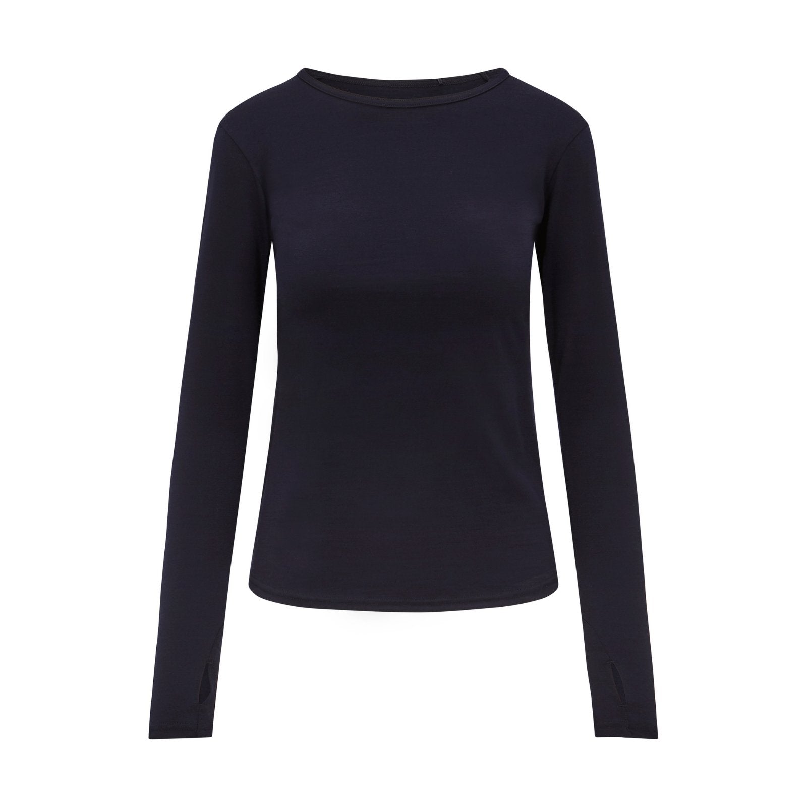 Womens Merino Long Sleeve, Midnight - SmallsAdult Long Sleeve