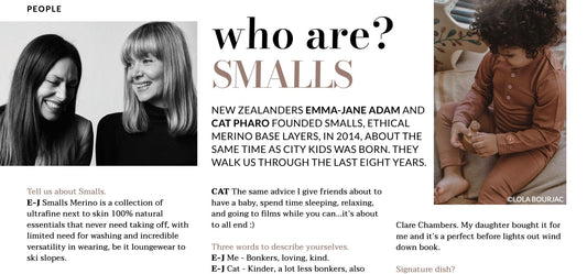 City Kids Magazine Spring 2022 - Who are Smalls? - Smalls Merino