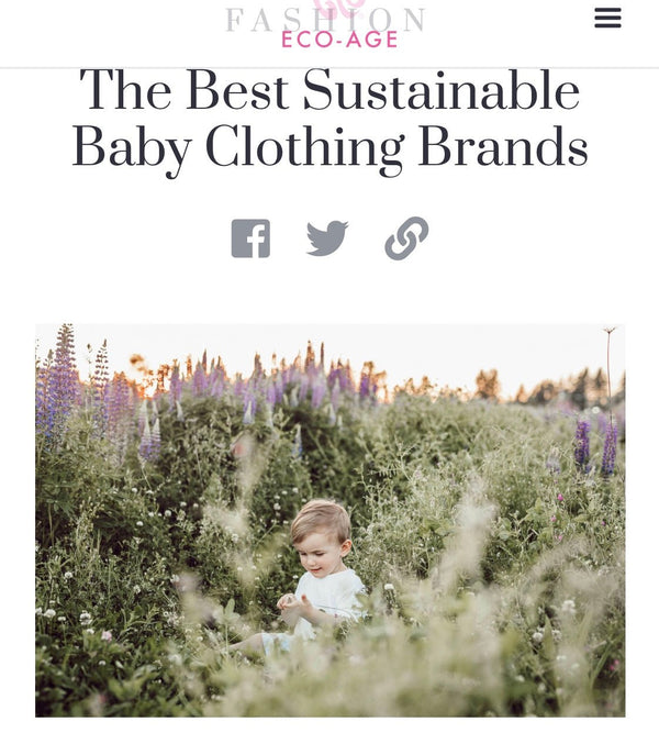 Eco-age puts Smalls amongst best sustainable brands for the new Royal Baby - Smalls