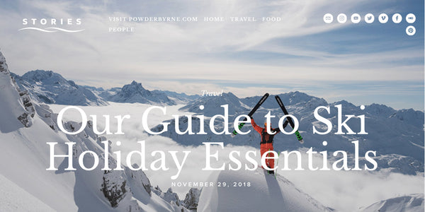 Powder Byrne Winter Essentials Packing Guide - Smalls