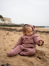 Cloud Onesie Snowsuit | Damask Pink