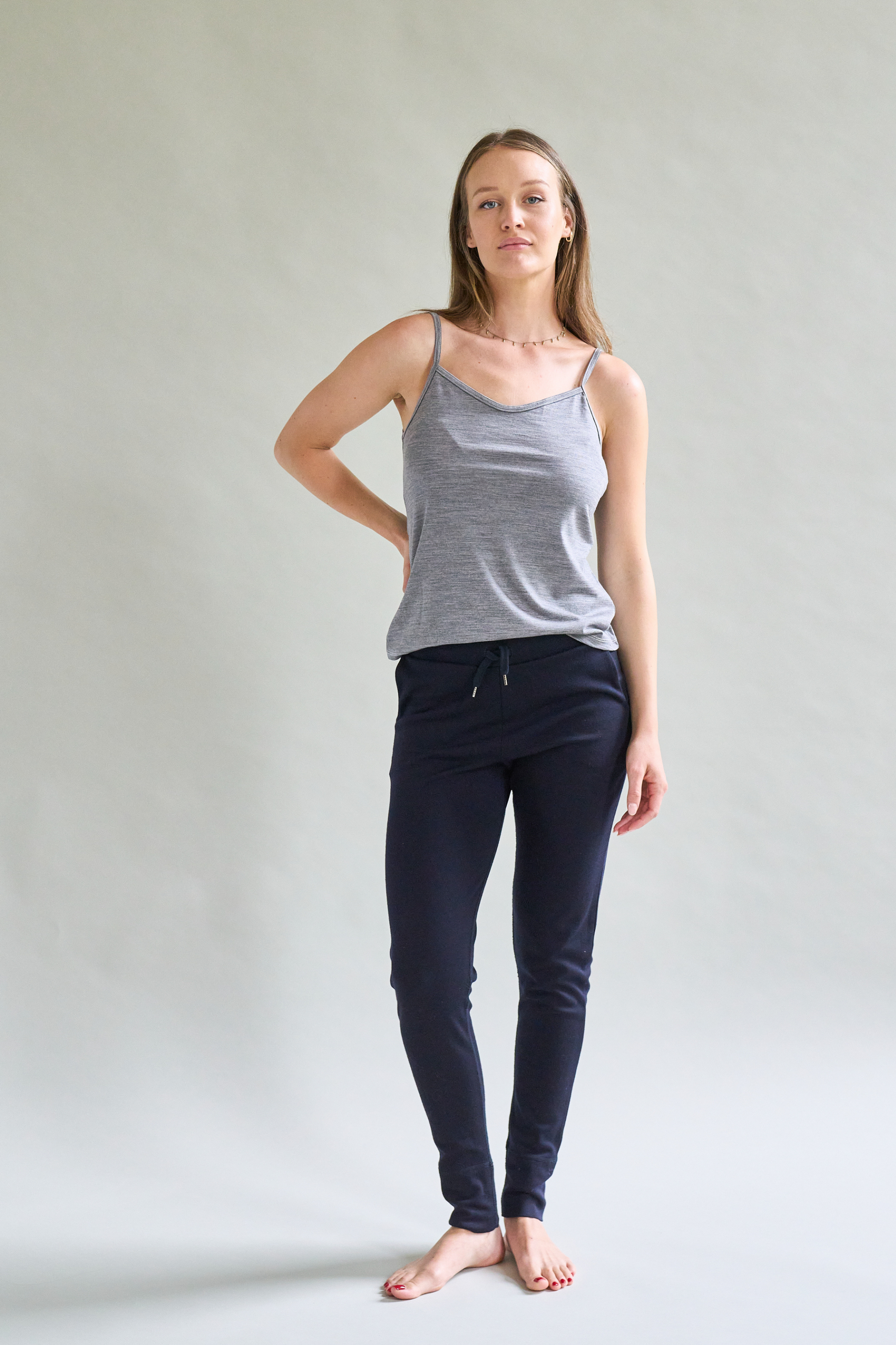 Womens Merino Cami, Dusky Rose - SmallsCamisole