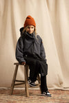 Kids Waterproof Changing Robe | Black