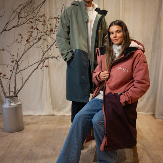 Adult Waterproof Changing Robe | Antique Olive - Smalls MerinoWeatherproof Robes