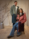 Adult Waterproof Changing Robe | Antique Olive - Smalls MerinoWeatherproof Robes
