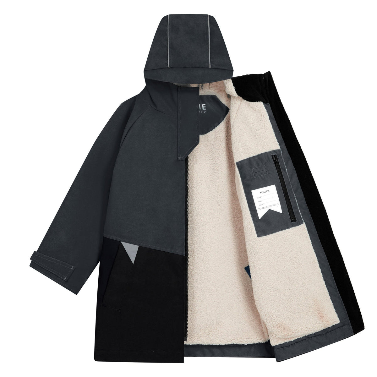 Adult Waterproof Changing Robe | Black - Smalls MerinoWeatherproof Robes