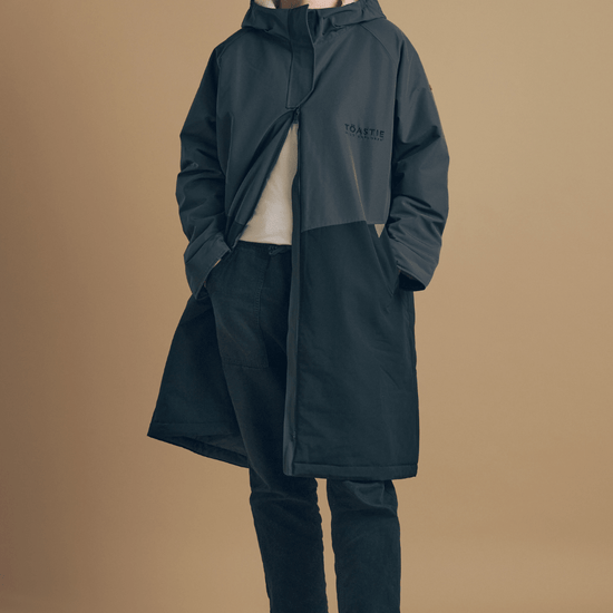 Adult Waterproof Changing Robe | Black - Smalls MerinoWeatherproof Robes