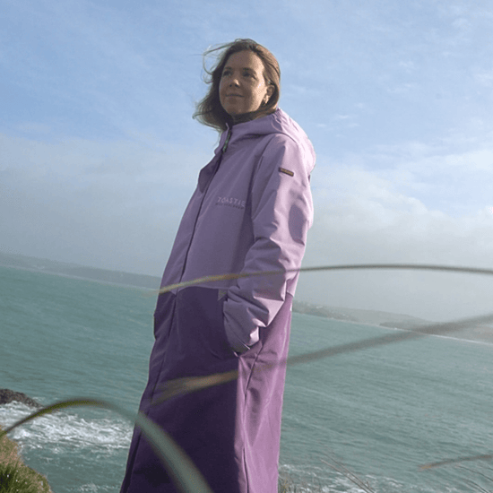Adult Waterproof Changing Robe | Lilac - Smalls MerinoWeatherproof Robes