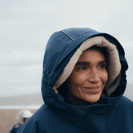 Adult Waterproof Changing Robe | Navy - Smalls MerinoWeatherproof Robes