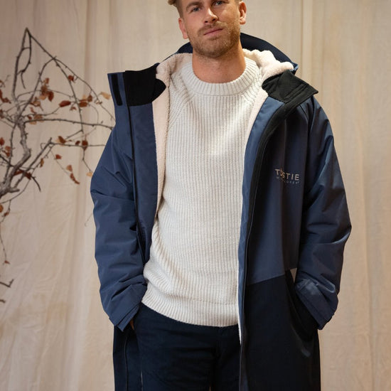Adult Waterproof Changing Robe | Navy - Smalls MerinoWeatherproof Robes