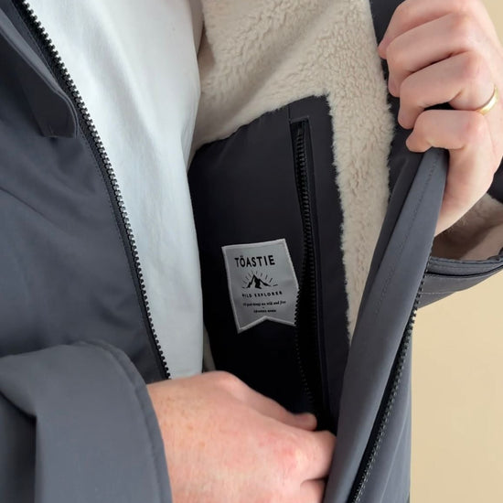 Adult Waterproof Changing Robe | Navy - Smalls MerinoWeatherproof Robes