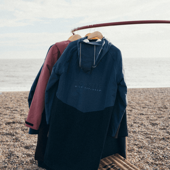 Adult Waterproof Changing Robe | Navy - Smalls MerinoWeatherproof Robes