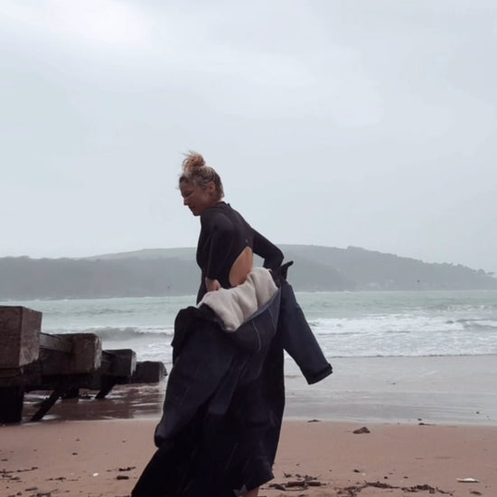 Adult Waterproof Changing Robe | Navy - Smalls MerinoWeatherproof Robes