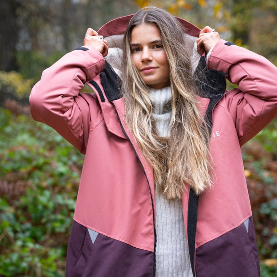 Adult Waterproof Changing Robe | Rose Pink - Smalls MerinoWeatherproof Robes