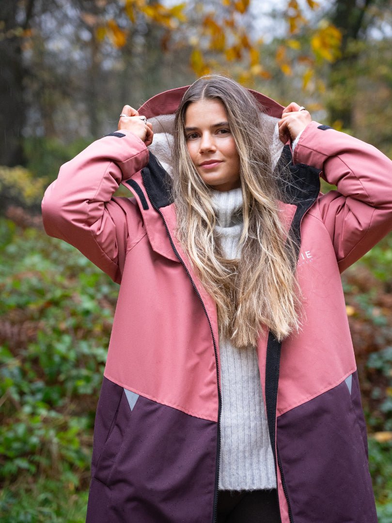 Adult Waterproof Changing Robe | Rose Pink - Smalls MerinoWeatherproof Robes