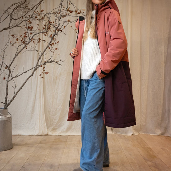 Adult Waterproof Changing Robe | Rose Pink - Smalls MerinoWeatherproof Robes