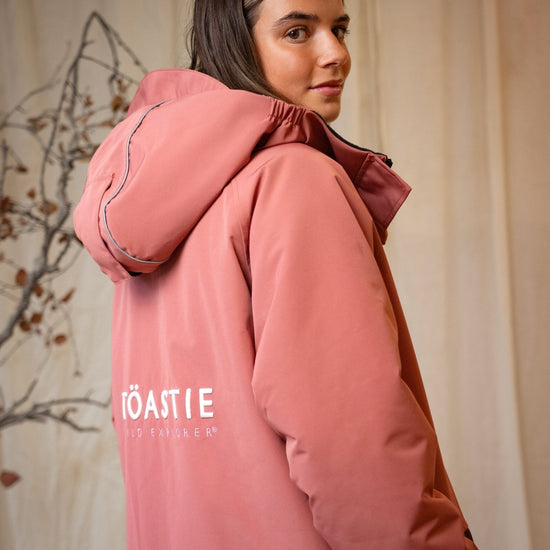 Adult Waterproof Changing Robe | Rose Pink - Smalls MerinoWeatherproof Robes