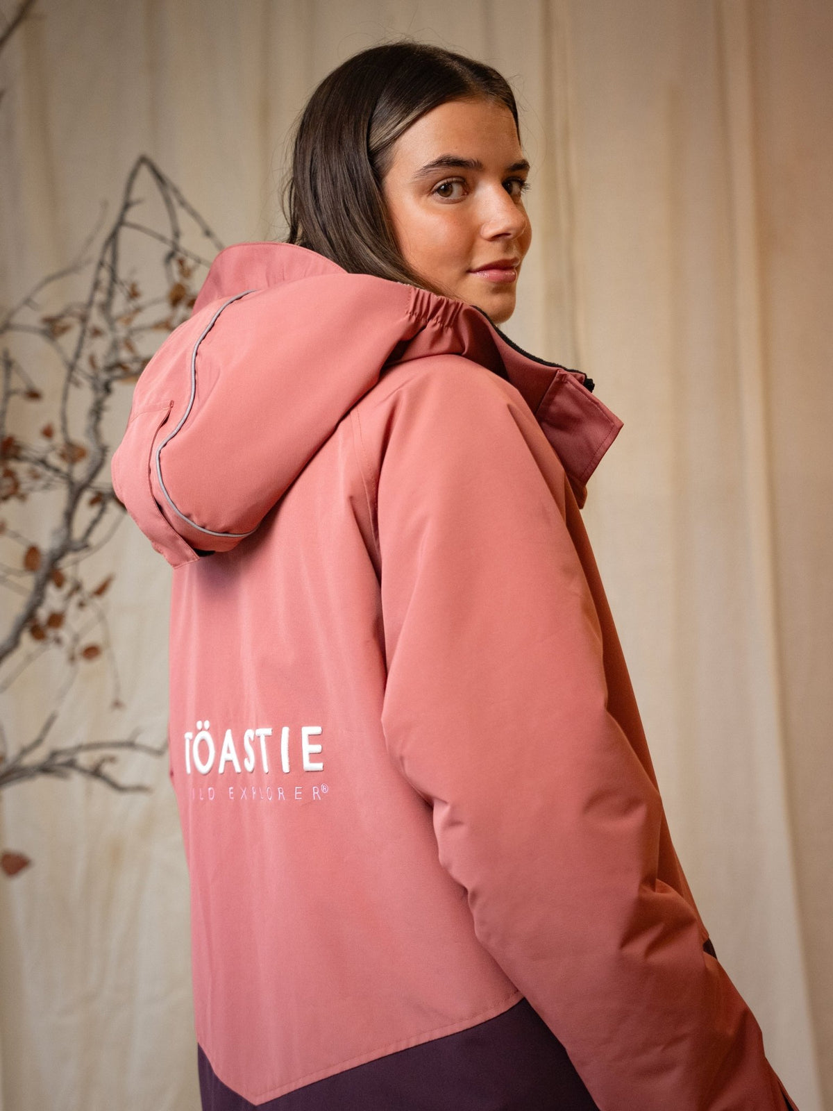 Adult Waterproof Changing Robe | Rose Pink - Smalls MerinoWeatherproof Robes