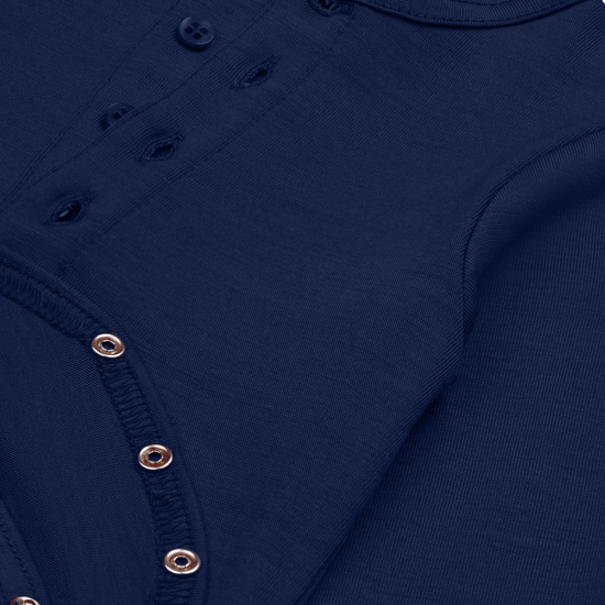 Aroha Base in French Navy - Smalls MerinoBodysuit