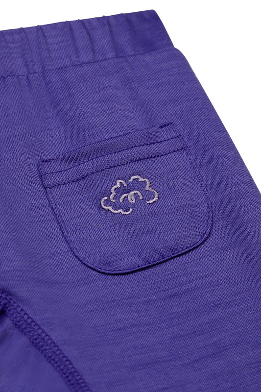 Aroha Collection Merino Baby Legging, Mineral Purple - Smalls MerinoTrouser