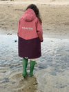 Kids Waterproof Changing Robe | Rose Pink