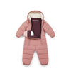 Cloud Onesie Snowsuit | Damask Pink - Smalls MerinoCloud Onesies