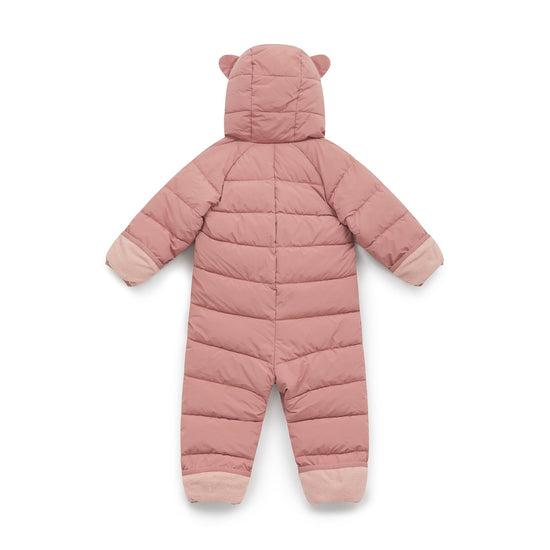Cloud Onesie Snowsuit | Damask Pink - Smalls MerinoCloud Onesies