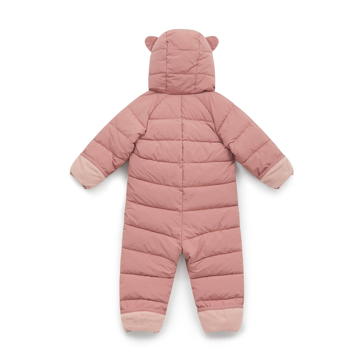 Cloud Onesie Snowsuit | Damask Pink - Smalls MerinoCloud Onesies