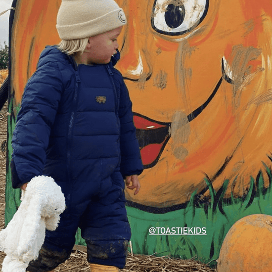 Cloud Onesie Snowsuit | Ink Navy - Smalls MerinoCloud Onesies
