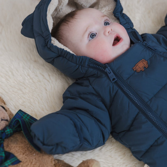 Cloud Onesie Snowsuit | Ink Navy - Smalls MerinoCloud Onesies