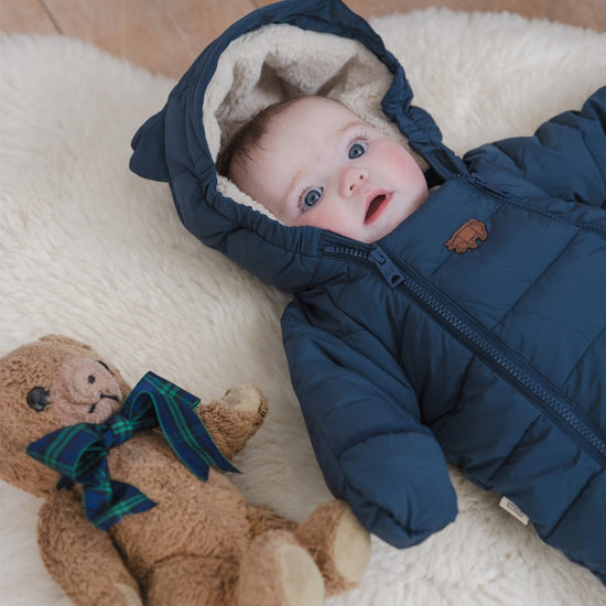 Cloud Onesie Snowsuit | Ink Navy - Smalls MerinoCloud Onesies