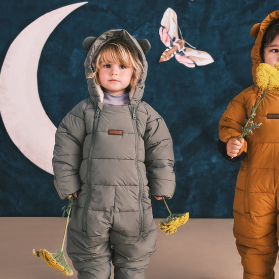 Cloud Onesie Snowsuit | Sage - Smalls MerinoCloud Onesies