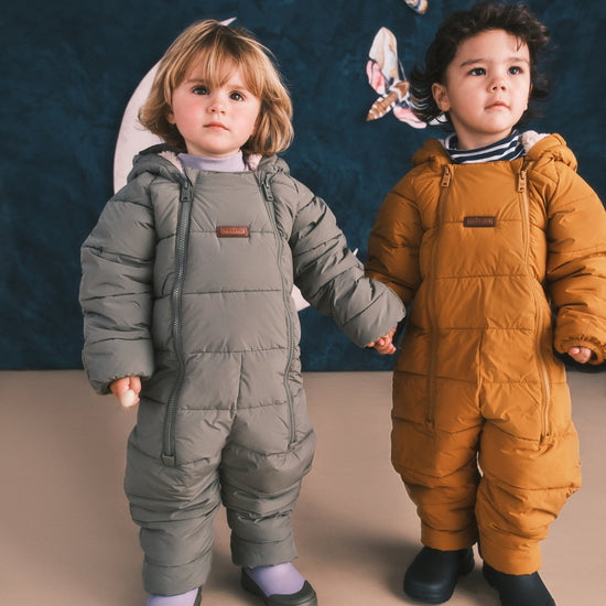 Cloud Onesie Snowsuit | Sage - Smalls MerinoCloud Onesies