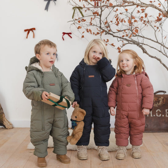 Cloud Onesie Snowsuit | Sage - Smalls MerinoCloud Onesies