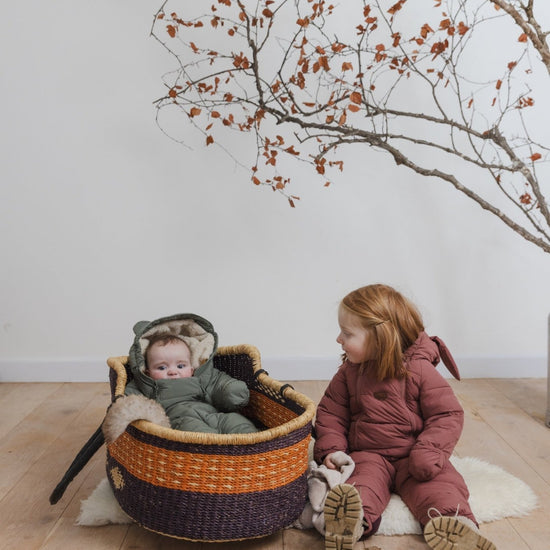 Cloud Onesie Snowsuit | Sage - Smalls MerinoCloud Onesies
