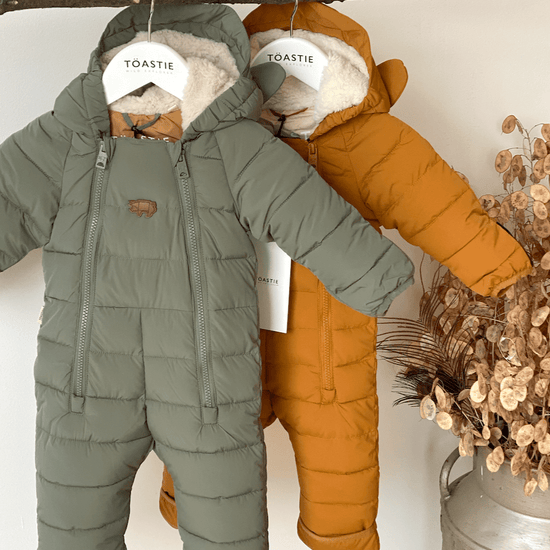 Cloud Onesie Snowsuit | Sage - Smalls MerinoCloud Onesies