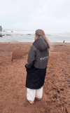 Kids Waterproof Changing Robe | Antique Olive - Smalls MerinoWeatherproof Robes