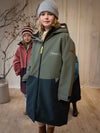 Kids Waterproof Changing Robe | Antique Olive - Smalls MerinoWeatherproof Robes