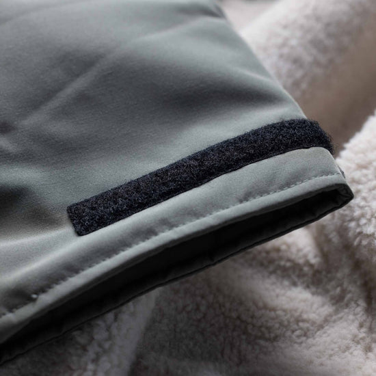 Kids Waterproof Changing Robe | Antique Olive - Smalls MerinoWeatherproof Robes